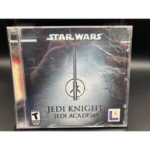 LucasArts Star Wars Jedi Knight Jedi Academy PC Game 2 CD Set Windows